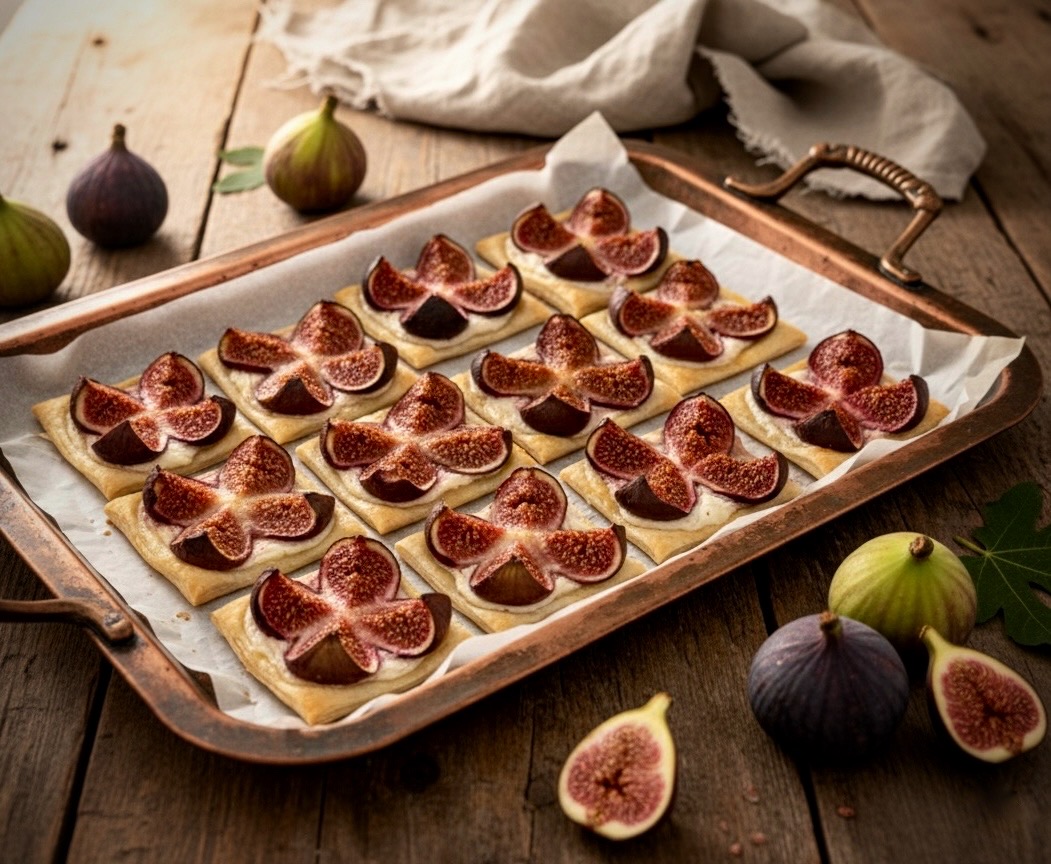 FIG AND CHEESE PUFF PASTRY