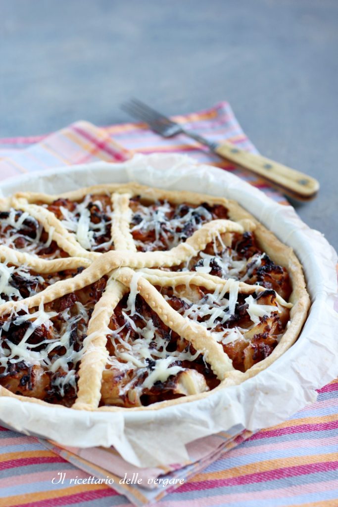 Savory Tart with Radicchio