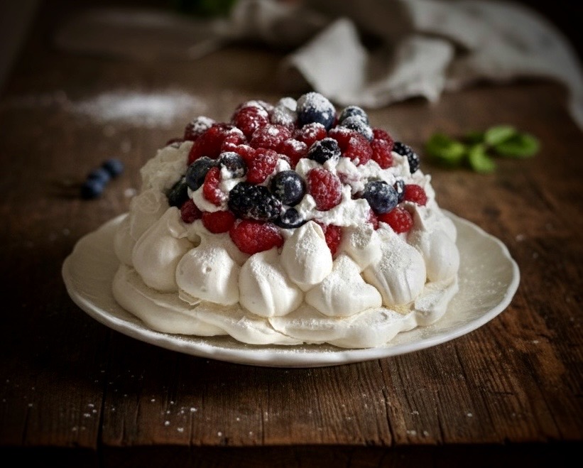 CHRISTMAS PAVLOVA WREATH