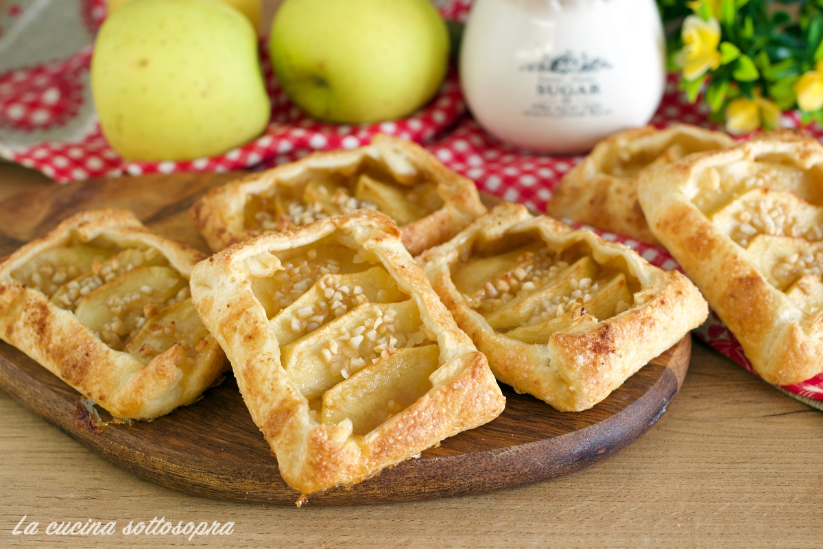 Apple and Jam Puff Pastries
