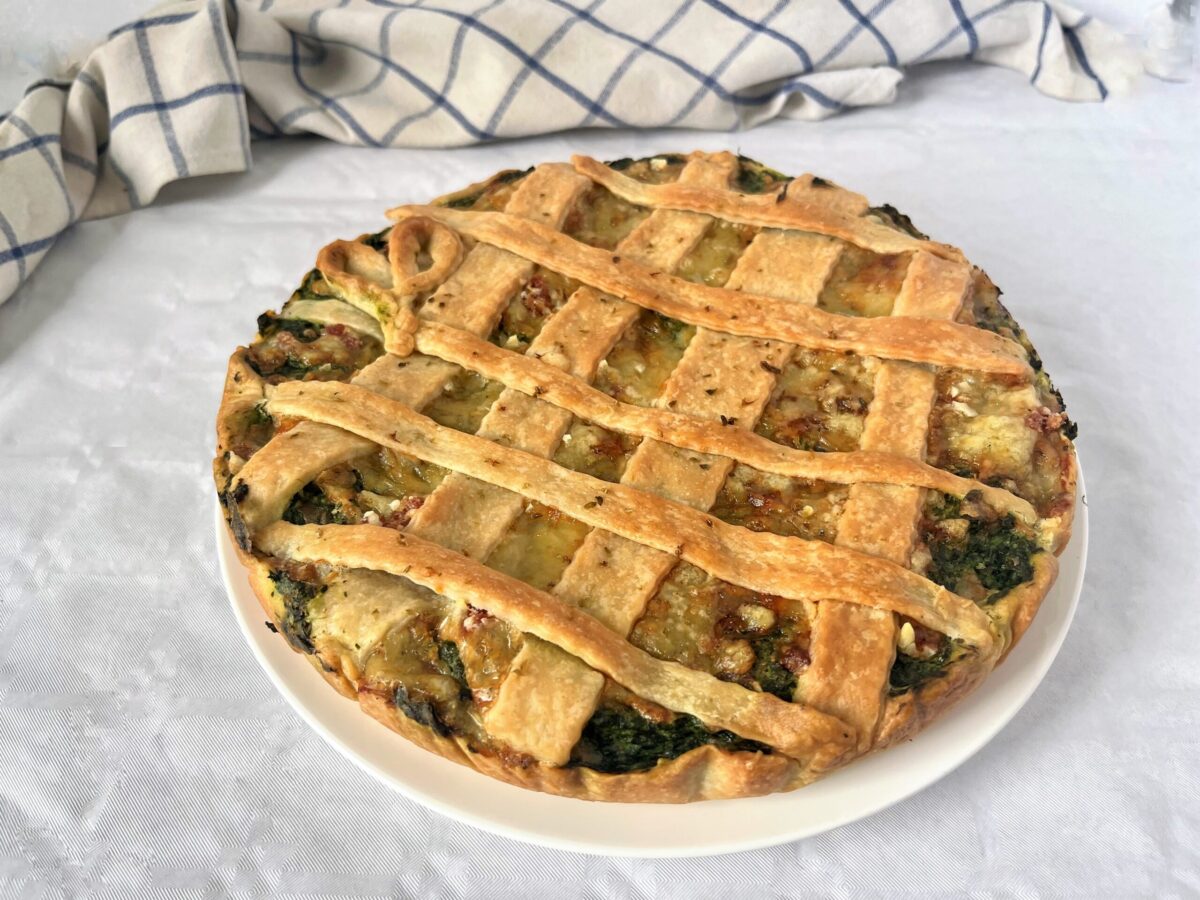 Savory Spinach Tart.