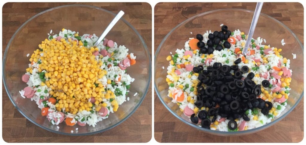 cold rice salad summer recipe