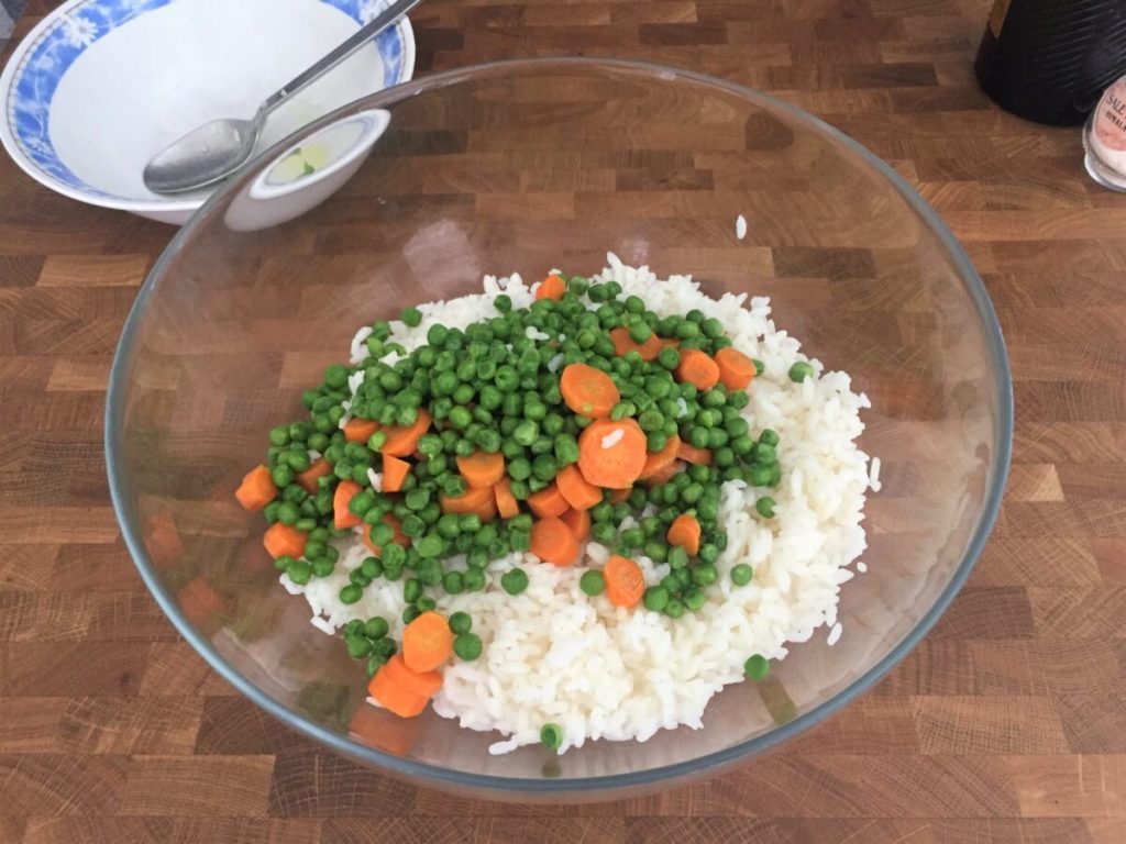 cold rice salad summer recipe