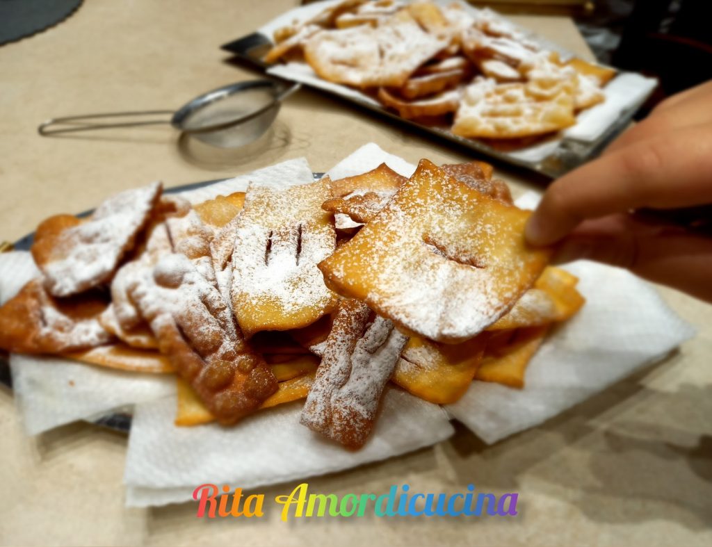 Chiacchiere with "Strega" from Sicilian Carnival
