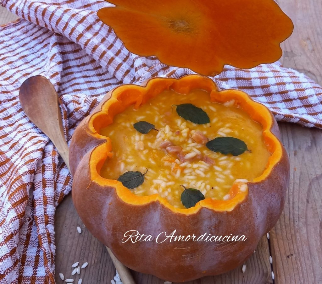 Risotto with Pumpkin and Pork Jowl