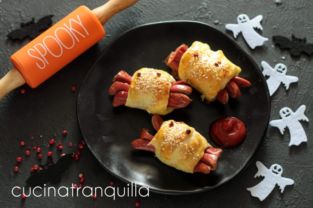 Savory Puff Pastry Spiders