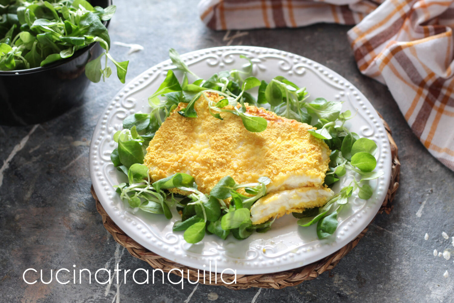 Breaded Primo Sale Cheese Cooked in an Air Fryer
