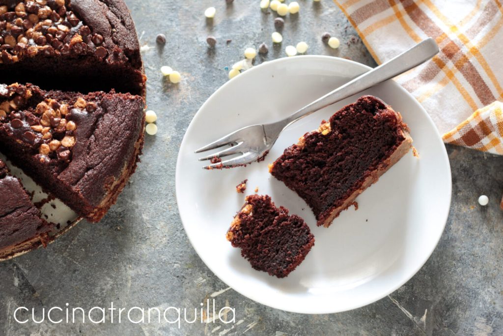 Ricotta Cake with Cocoa and Chocolate Chips