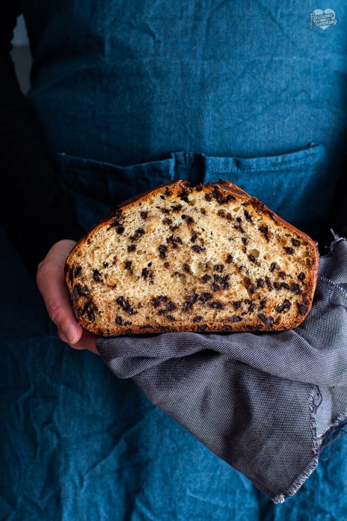 Irish Soda Bread with Chocolate and Hazelnuts