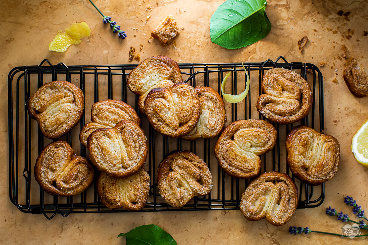 Lemon Puff Pastry Palmiers