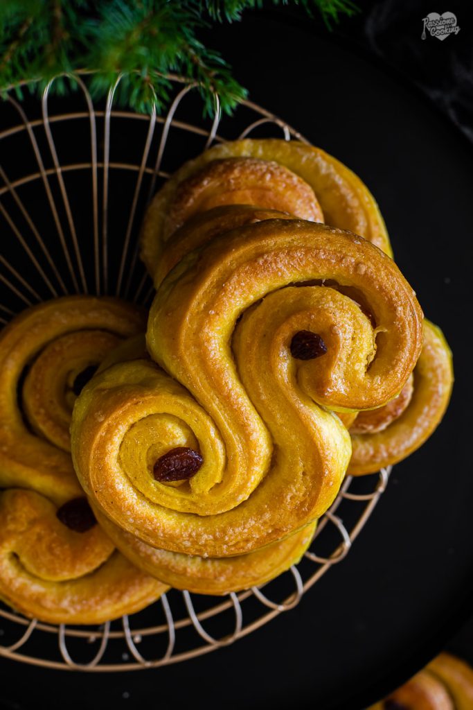 Lussekatter with White Chocolate