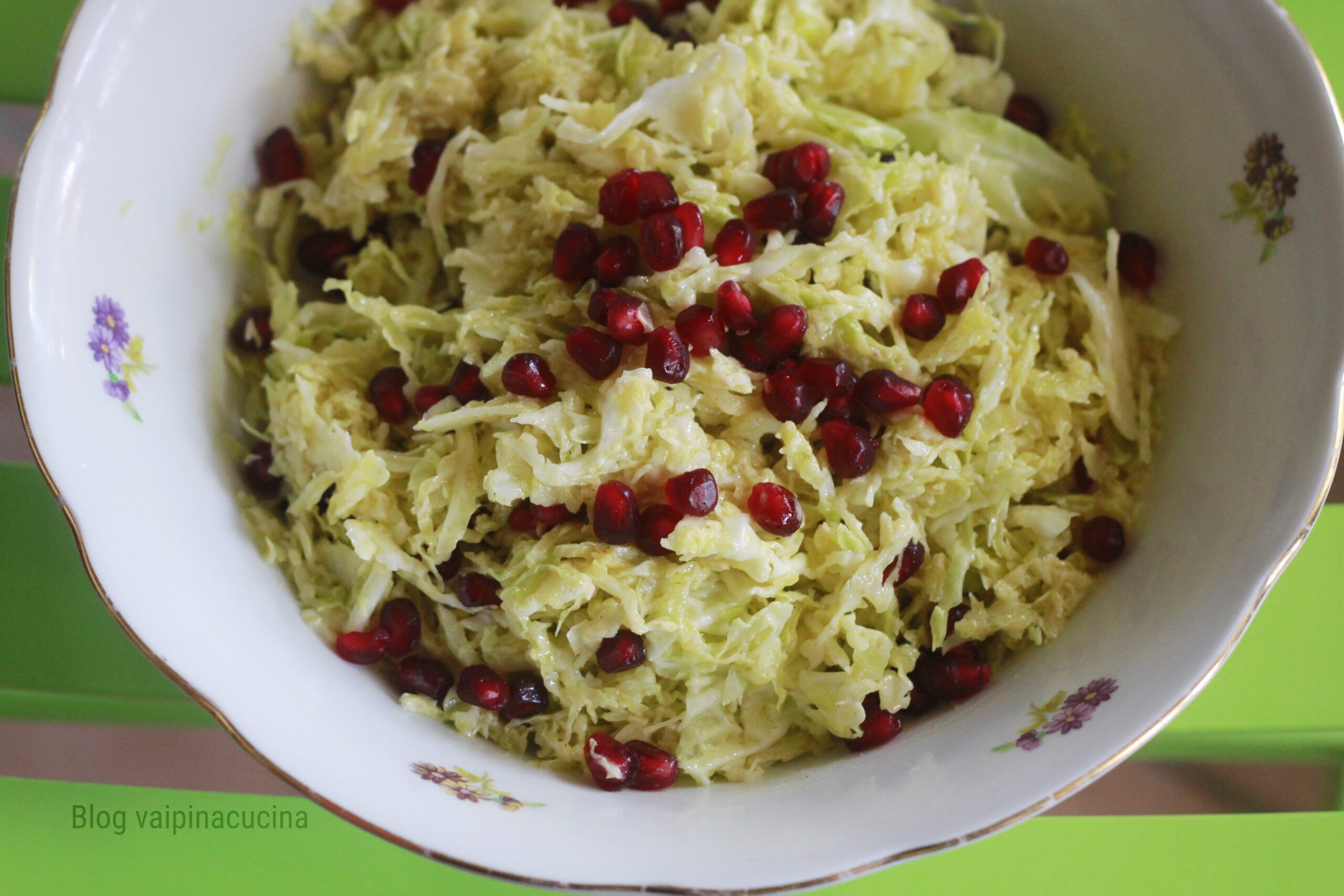 Cabbage and Pomegranate Salad