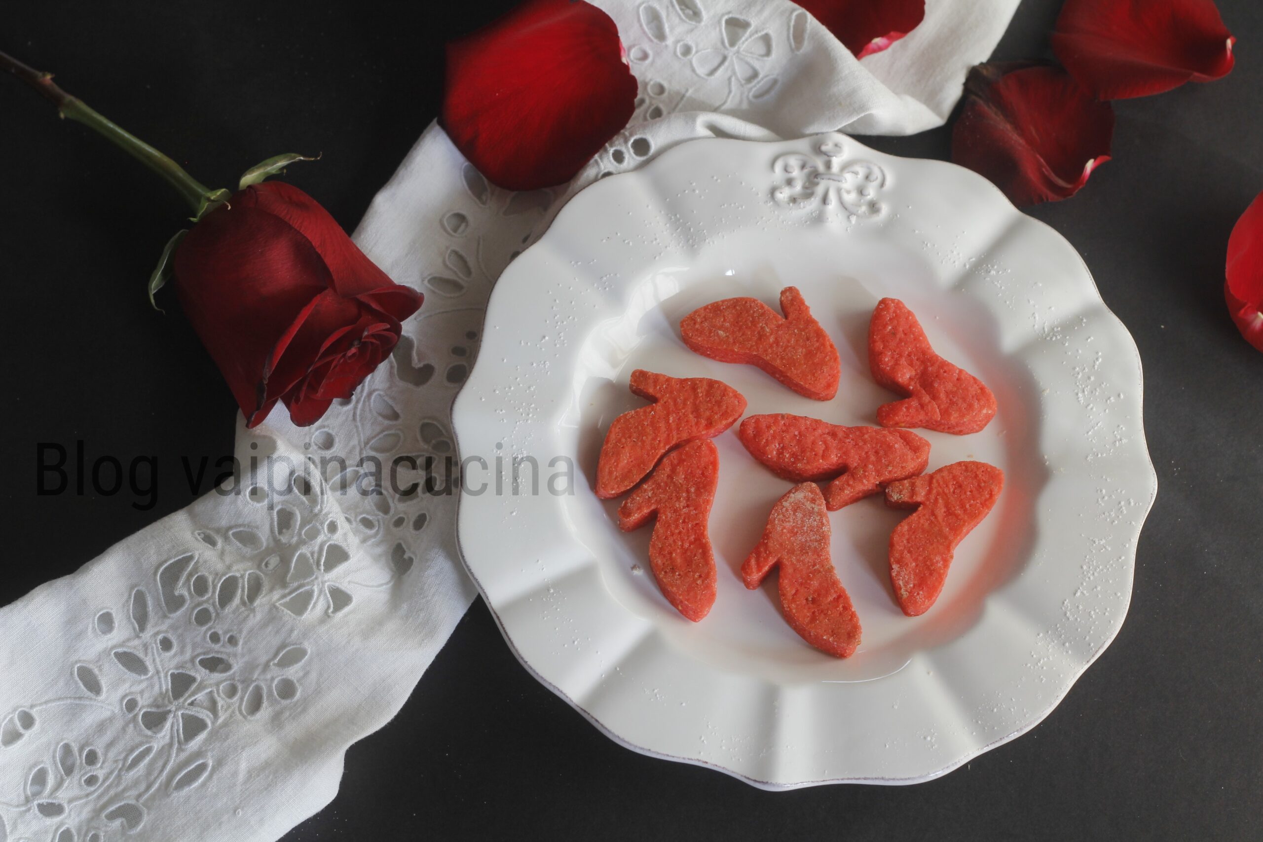 Red Slipper Shortbread Cookies