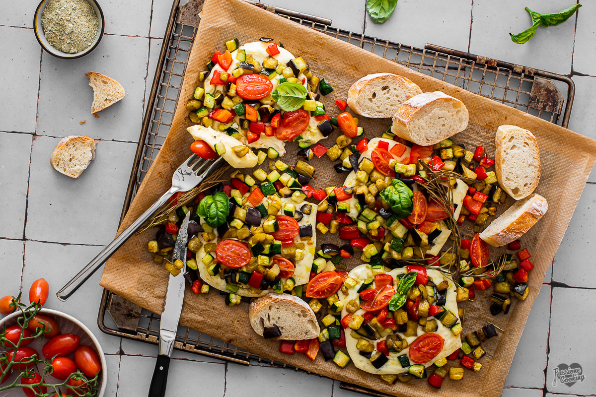 Mediterranean Oven-Baked Melty Cheese