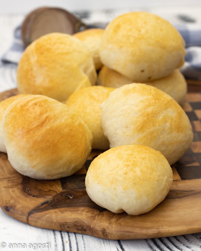 Milk Bread Rolls for Hamburgers