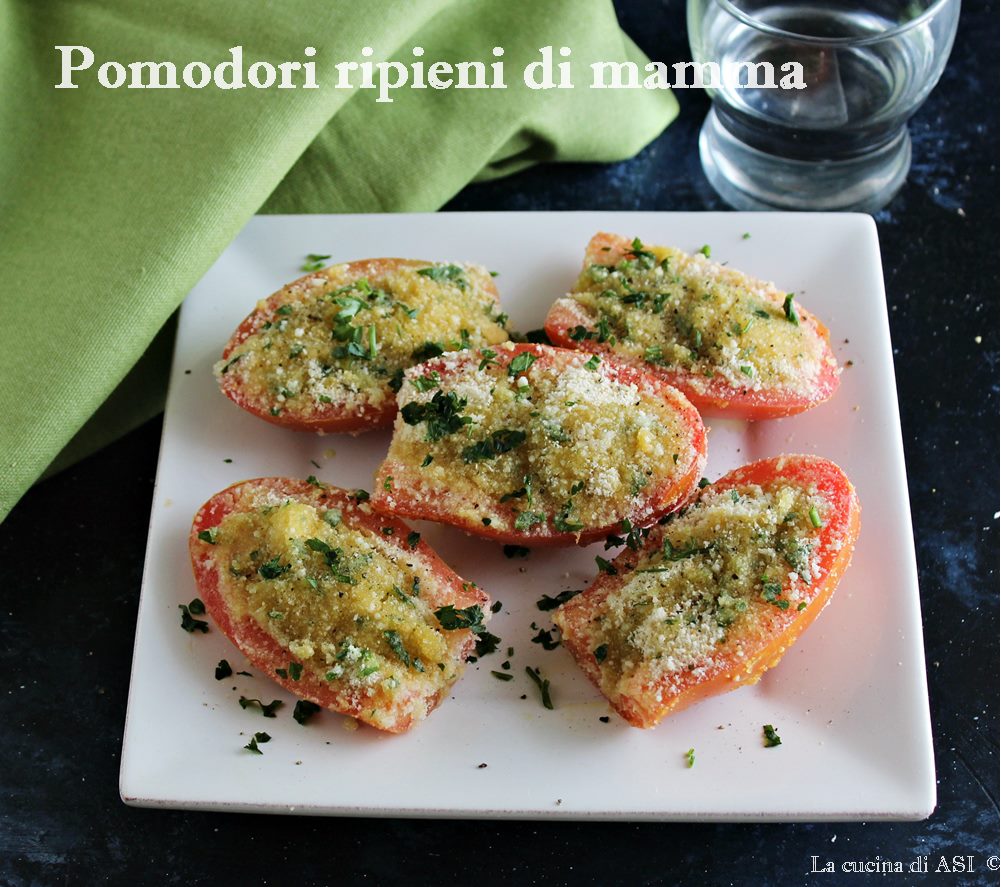 Mom's Stuffed Raw Tomatoes