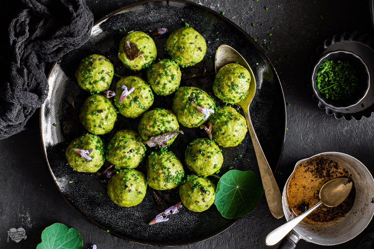 Nasturtium Dumplings