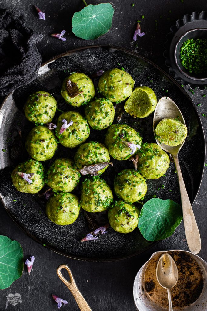 Nasturtium Dumplings