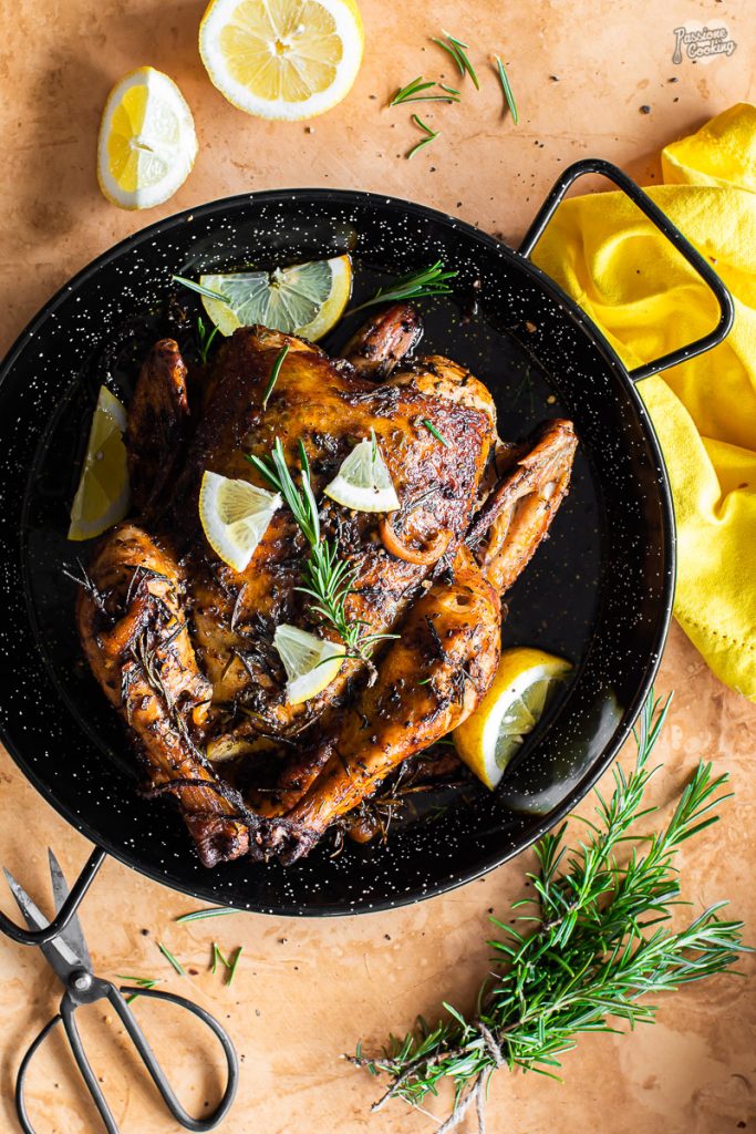 Oven-baked Chicken with Rosemary and Lemon