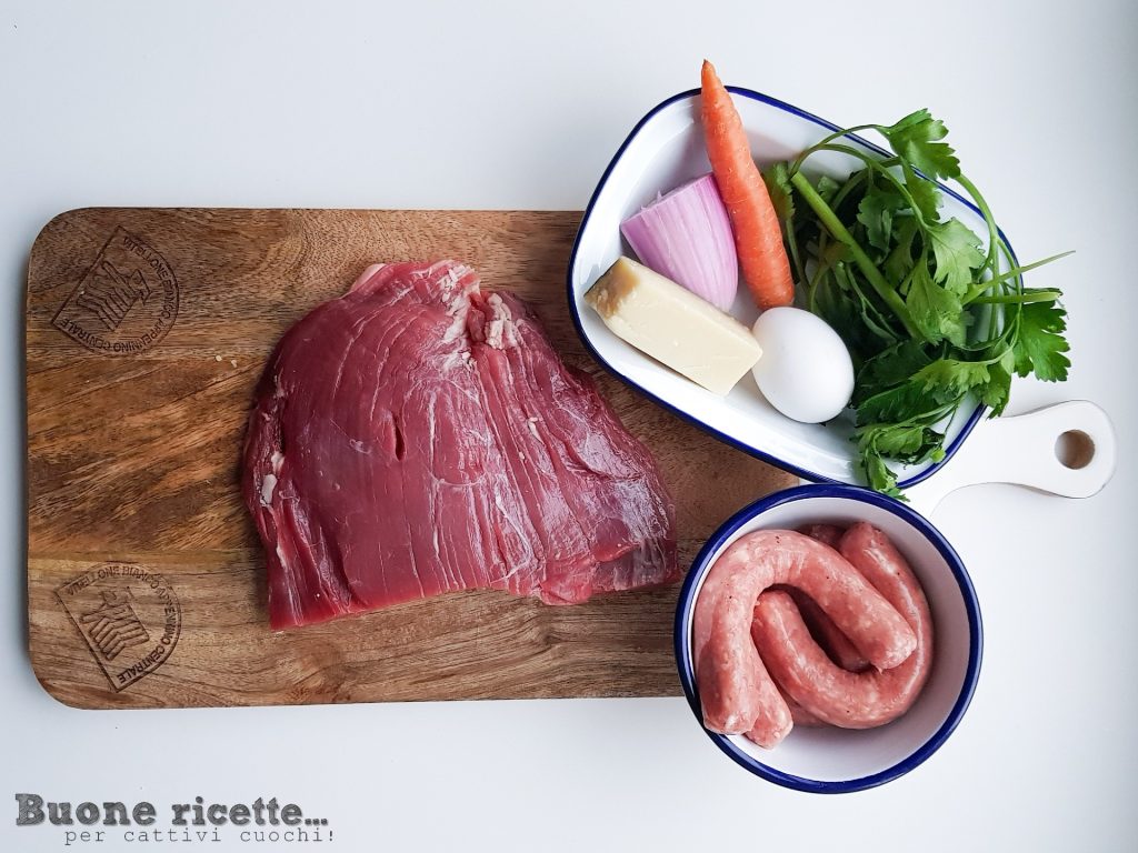 oven-baked stuffed veal pocket