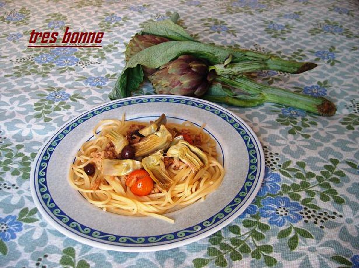 Pasta and Artichokes with Tuna