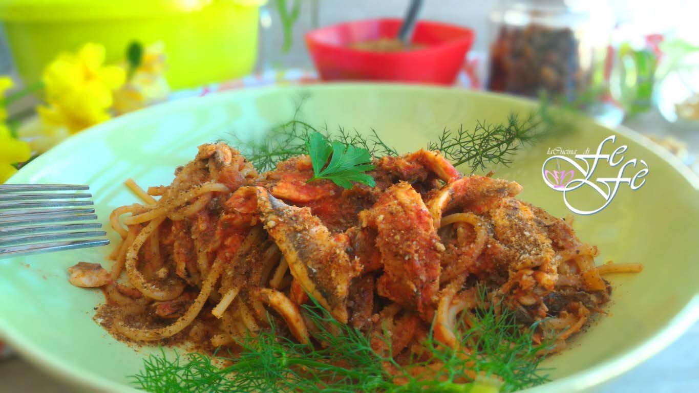 PASTA WITH SARDINES AND WILD FENNEL RIZZO (PASTA WITH ANCHOVIES AND WILD FENNEL – Traditional Catanese Recipe)