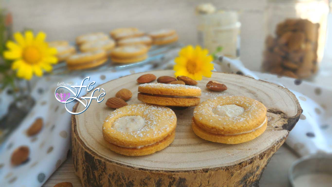 ALMOND LINZER COOKIES