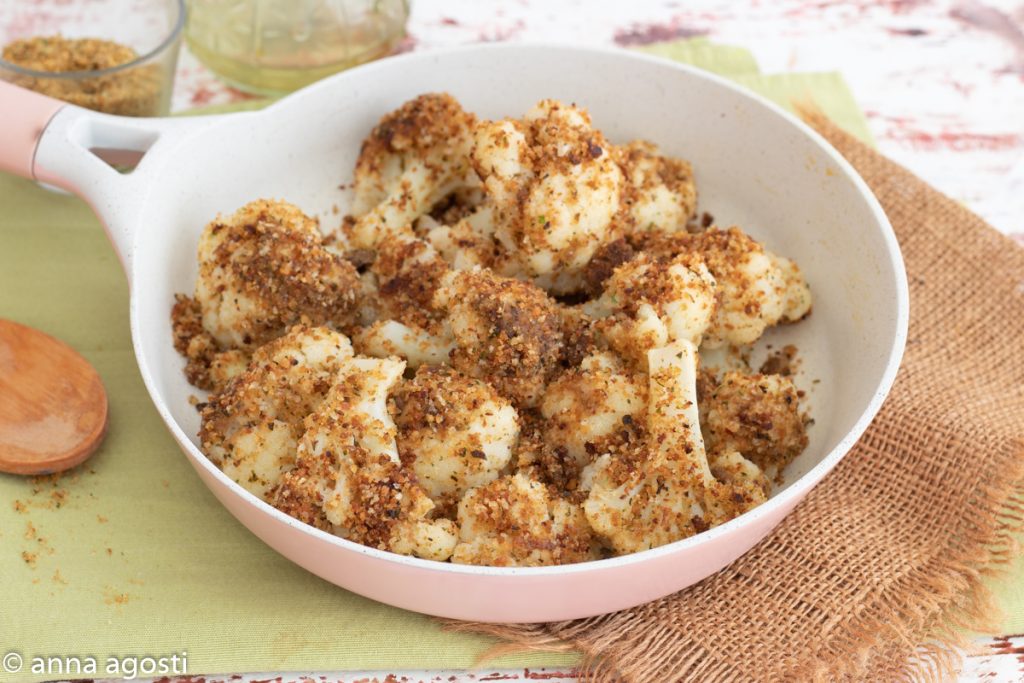 Pan-Fried Cauliflower with Breadcrumbs and Anchovies