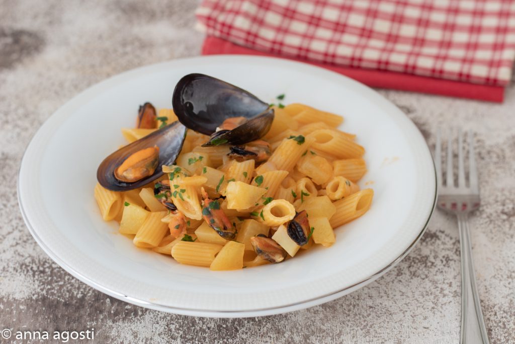 Pasta Mussels and Potatoes