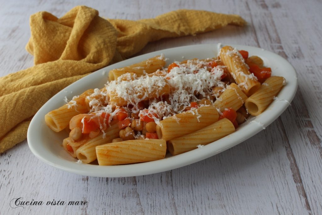 Pasta with Chickpeas and Salted Ricotta Sea View Kitchen