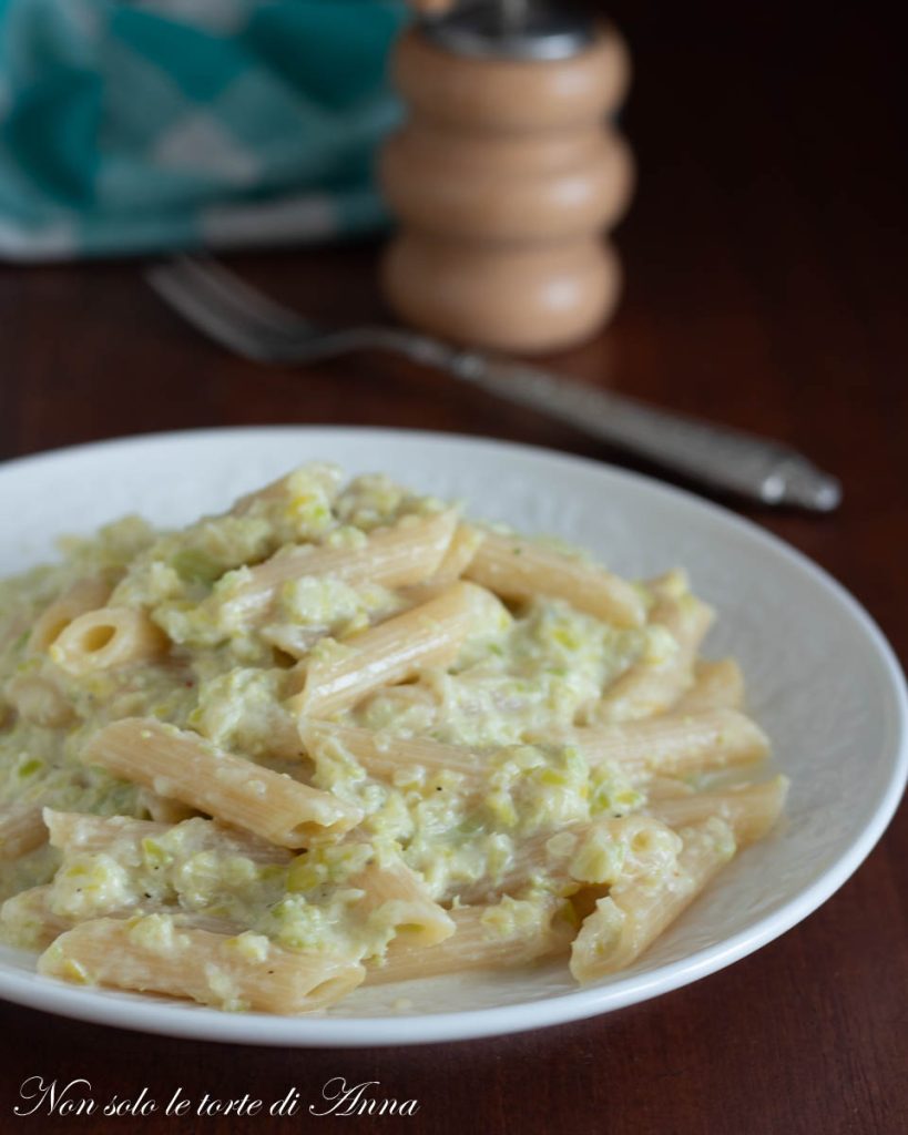 penne with leek cream