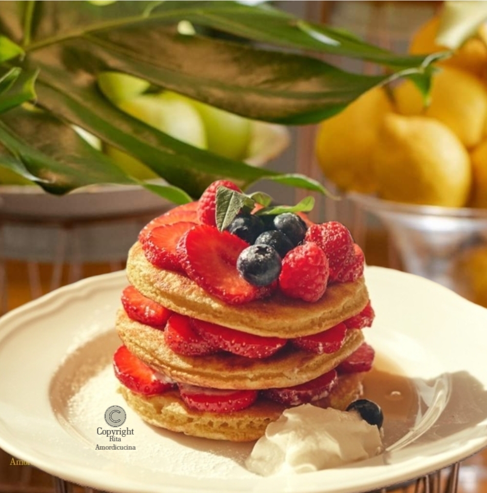 Protein Pancakes with Oat Flour