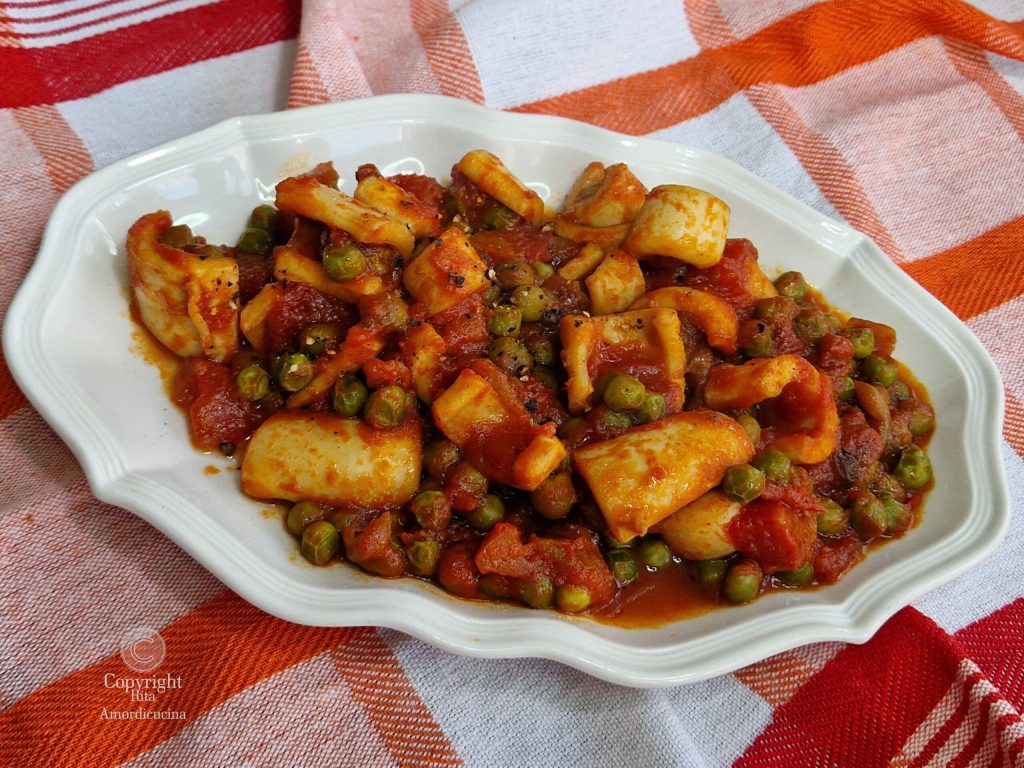 Sicilian Cuttlefish with Peas