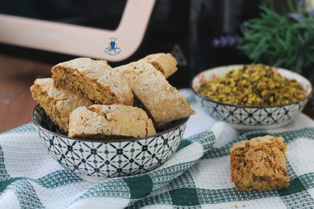 Pistachio Biscotti in Air Fryer