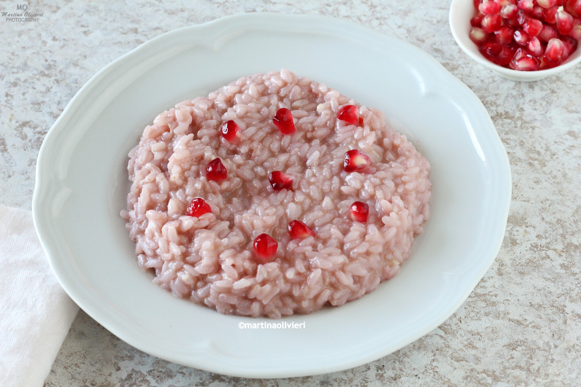 Pomegranate and Prosecco Risotto