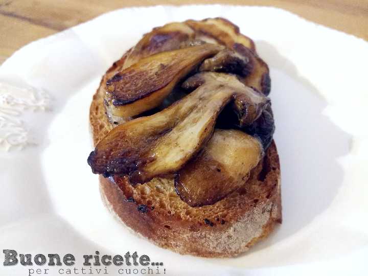 Porcini Mushroom Bruschetta