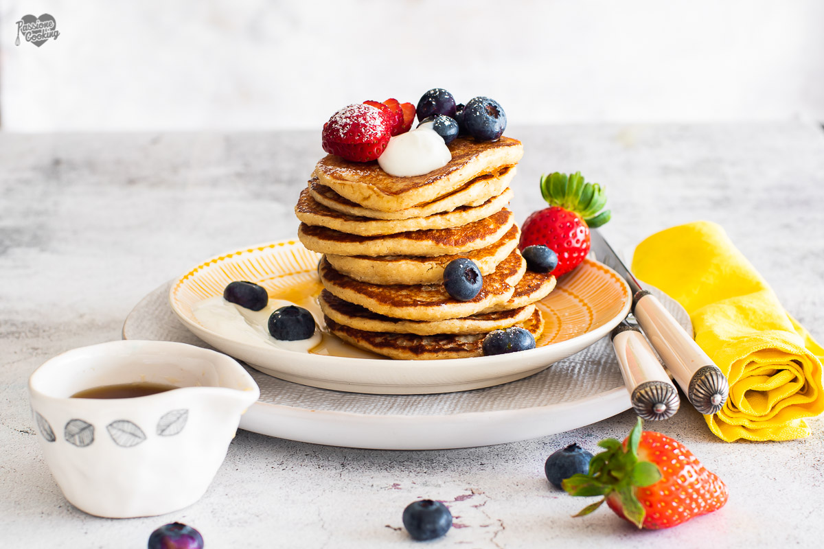 Yogurt and Oat Pancakes