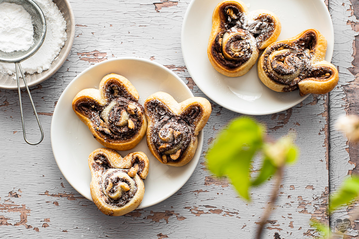 Puff Pastry Bunnies with Hazelnuts