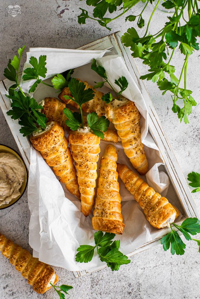 Puff Pastry Filled Carrots