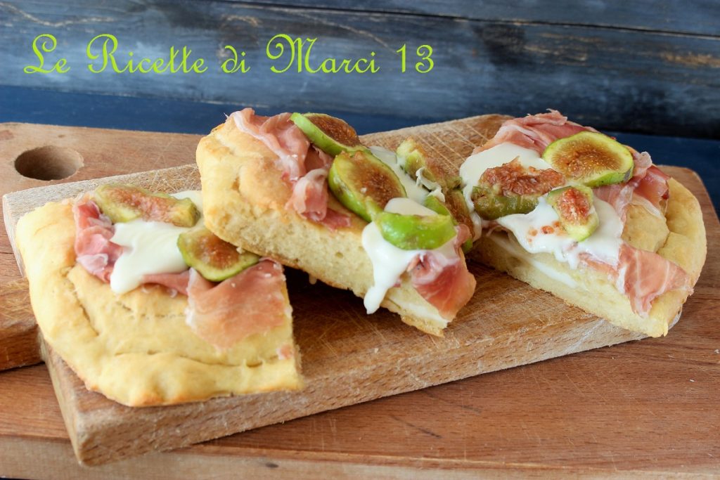 Quick Focaccia with Figs and Prosciutto