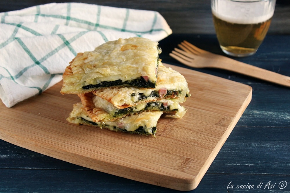 Quick Puff Pastry with Spinach