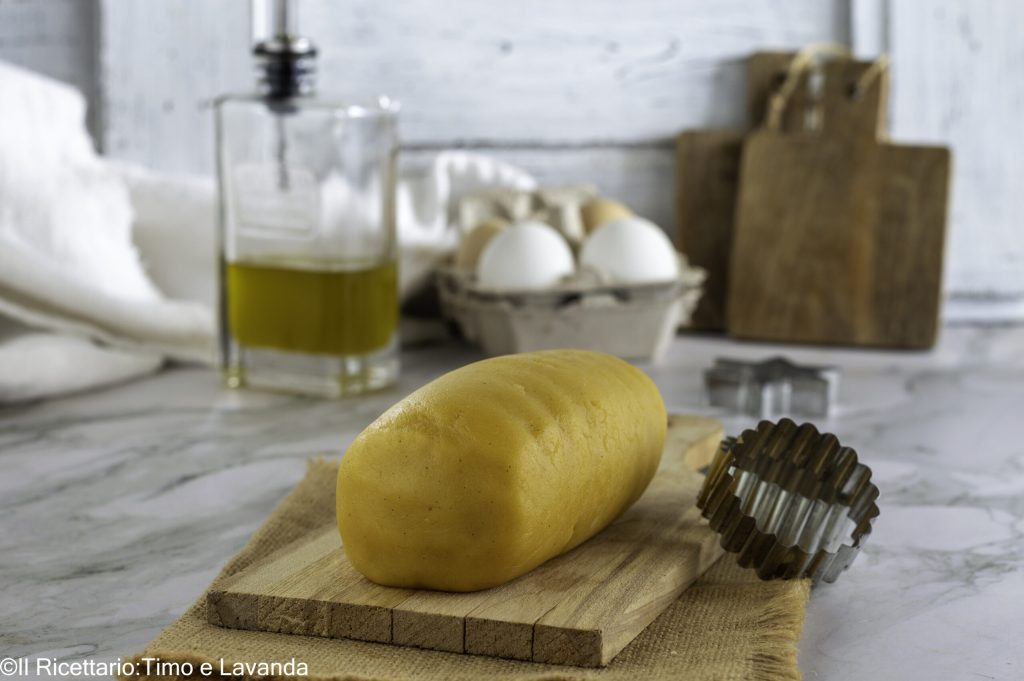 rice shortcrust pastry with olive oil