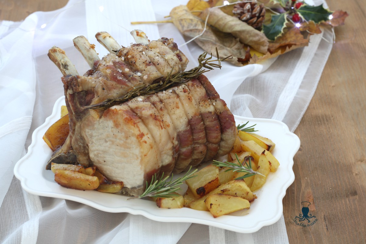 Roast Rack with Potatoes, an Easy Holiday Recipe