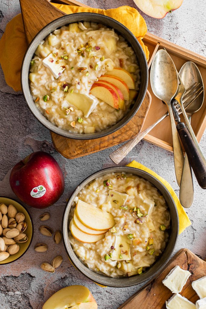 Risotto with Braeburn Apples and Brie