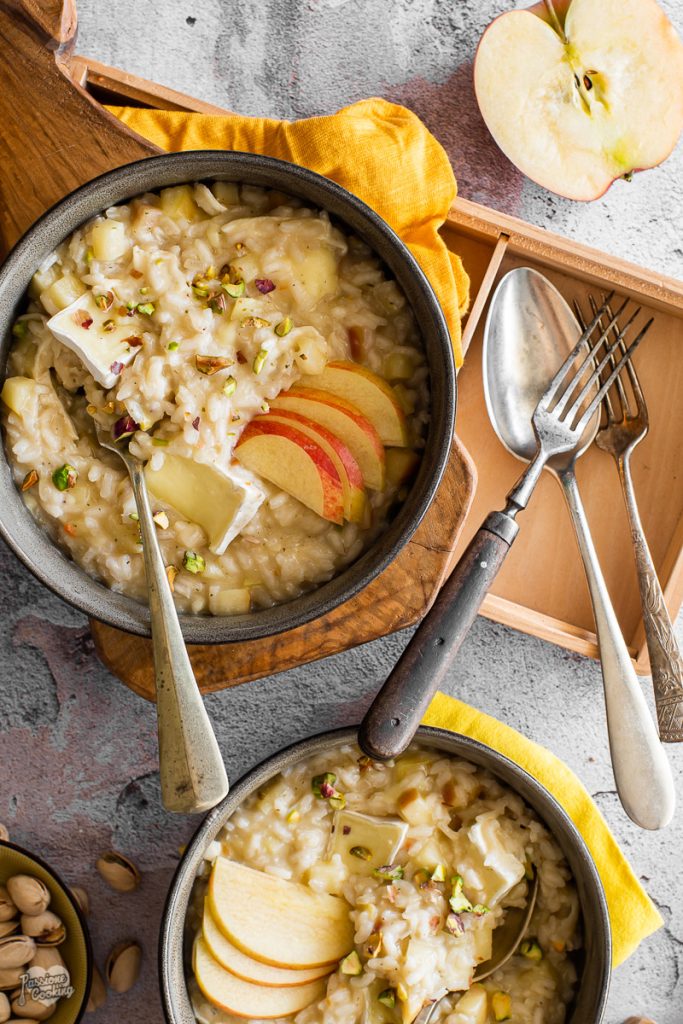 Risotto with Braeburn Apples and Brie