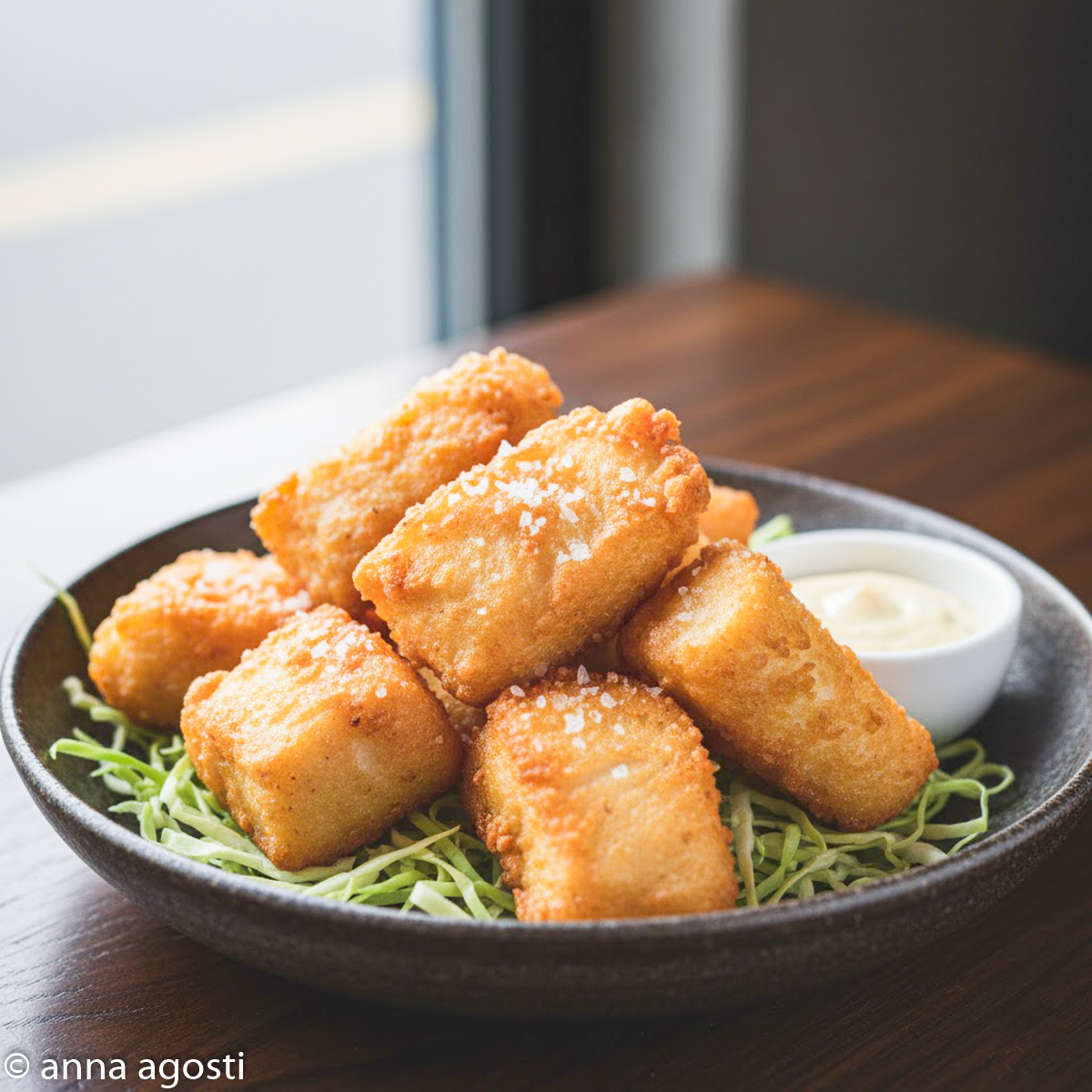 Roman-Style Fried Battered Cod