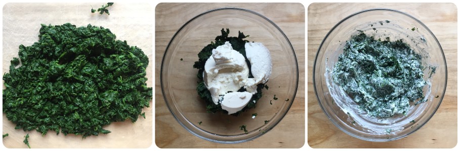 Rustic spinach pie - procedure 2