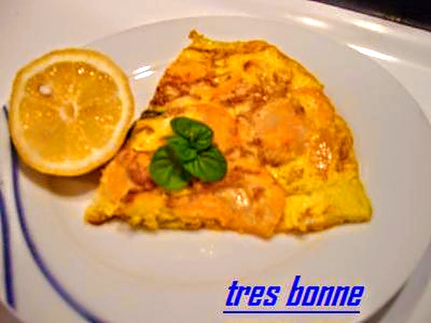 CARROT OMELET WITH LEMON AND MINT