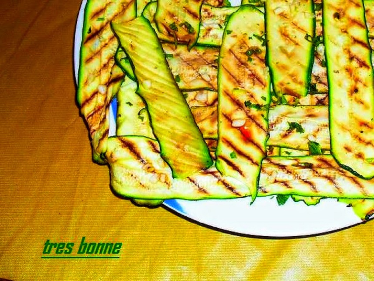 Grilled Zucchini Side Dish with Lemon