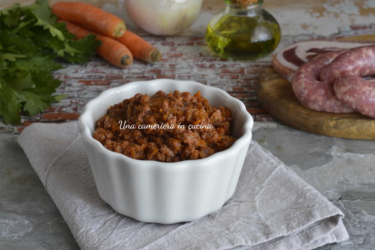 Sausage and Bacon Ragù